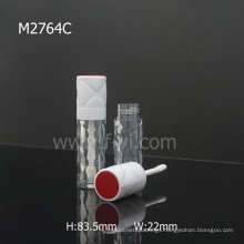 Mini Diamond Clear Custom Plastic Round Lip Gloss Packaging